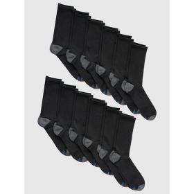 Men's X Temp Active Cool Lightweight Crew Socks 12-Pack