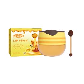 EELHOE Honey Lip Mask Moisturizing Exfoliating Lip Care Bee Lipstick (Option: 3PCS)