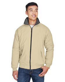 Men's Three-Season Classic Jacket - GRAPHITE - 5XL (Color: STONE, size: 2XL)