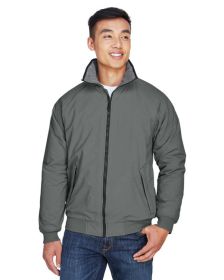 Men's Three-Season Classic Jacket - GRAPHITE - 5XL (Color: GRAPHITE, size: 2XL)