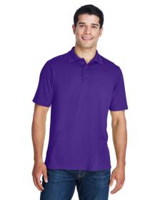 Men's Origin Performance Piqué Polo - ELECTRIC BLUE - 5XL (Color: CAMPUS PURPLE, size: M)