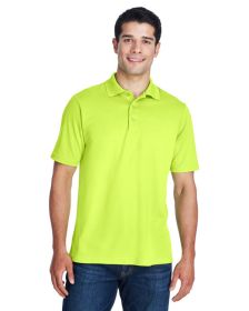 Men's Origin Performance Piqué Polo - ELECTRIC BLUE - 5XL (Color: SAFETY YELLOW, size: XL)