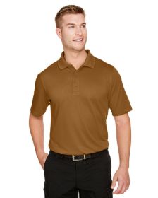 Men's Advantage Snag Protection Plus Polo - SAFETY YELLOW - 5XL (Color: DUCK BROWN, size: L)