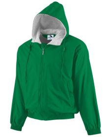 Augusta Sportswear 3280 Hooded Taffeta Jacket (Color: KELLY, size: 4XL)