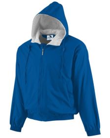 Augusta Sportswear 3280 Hooded Taffeta Jacket (Color: ROYAL, size: 2XL)