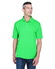 UltraClub 8445 Men's Cool & Dry Stain-Release Performance Polo (Color: COOL GREEN, size: 4XL)