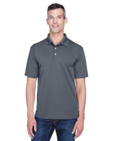 UltraClub 8445 Men's Cool & Dry Stain-Release Performance Polo (Color: CHARCOAL, size: S)