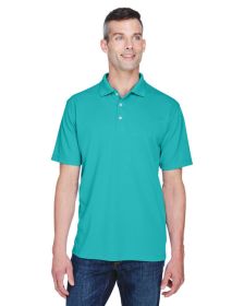 UltraClub 8445 Men's Cool & Dry Stain-Release Performance Polo (Color: JADE, size: 6XL)