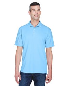 UltraClub 8445 Men's Cool & Dry Stain-Release Performance Polo (Color: COLUMBIA BLUE, size: 2XL)