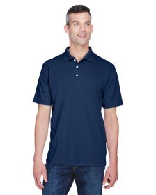 UltraClub 8445 Men's Cool & Dry Stain-Release Performance Polo (Color: NAVY, size: 5XL)