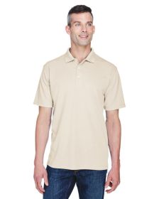 UltraClub 8445 Men's Cool & Dry Stain-Release Performance Polo (Color: STONE, size: XL)