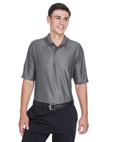 UltraClub 8415 Men's Cool & Dry Elite Performance Polo (Color: CHARCOAL, size: 5XL)