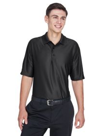 UltraClub 8415 Men's Cool & Dry Elite Performance Polo (Color: Black, size: L)