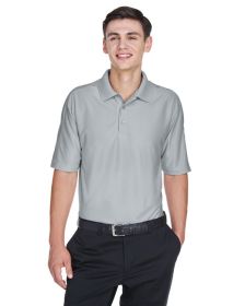 UltraClub 8415 Men's Cool & Dry Elite Performance Polo (Color: Grey, size: XL)