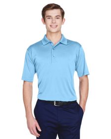 UltraClub 8610 Men's Cool & Dry 8-Star Elite Performance Interlock Polo (Color: COLUMBIA BLUE, size: 4XL)